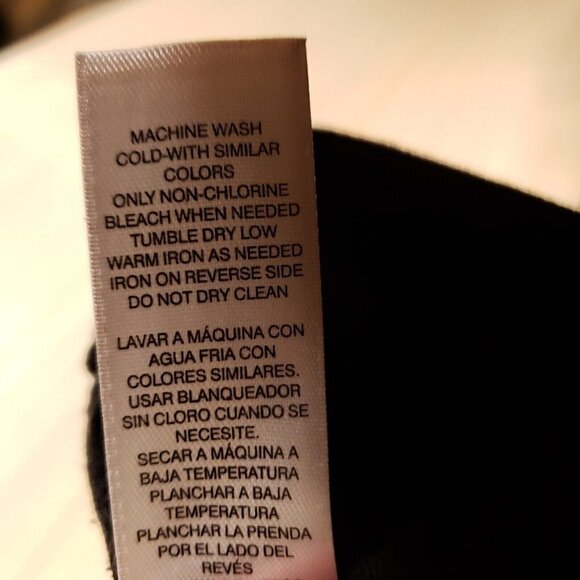 Chico's Womens Black Suede Feel Slim Pants Large - Picture 10 of 10